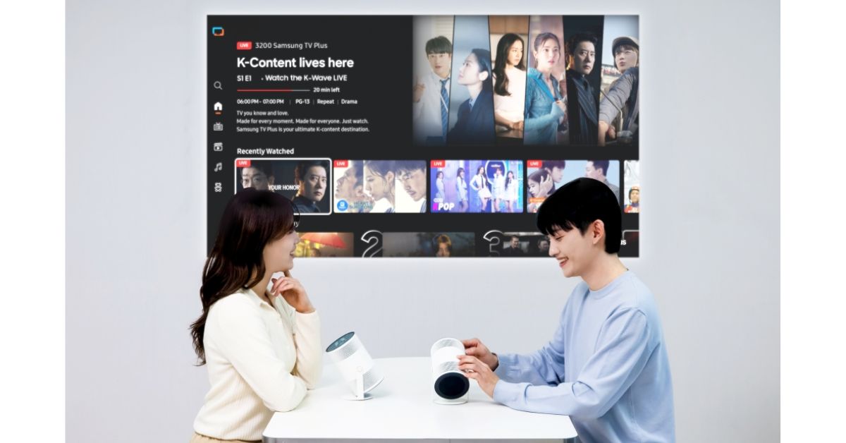 Samsung AI portable projector