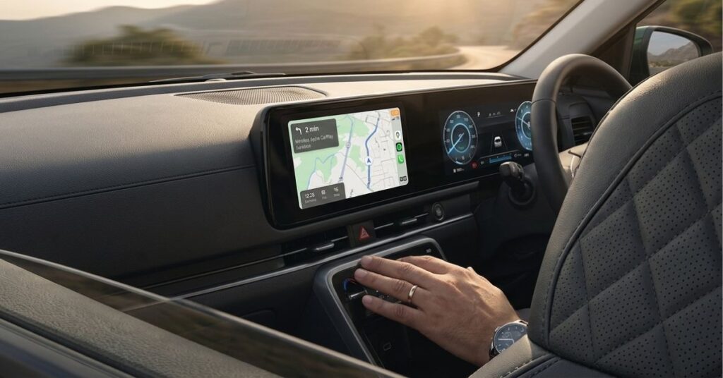 Hyundai Creta 2026 ventilated seats close-up review shot